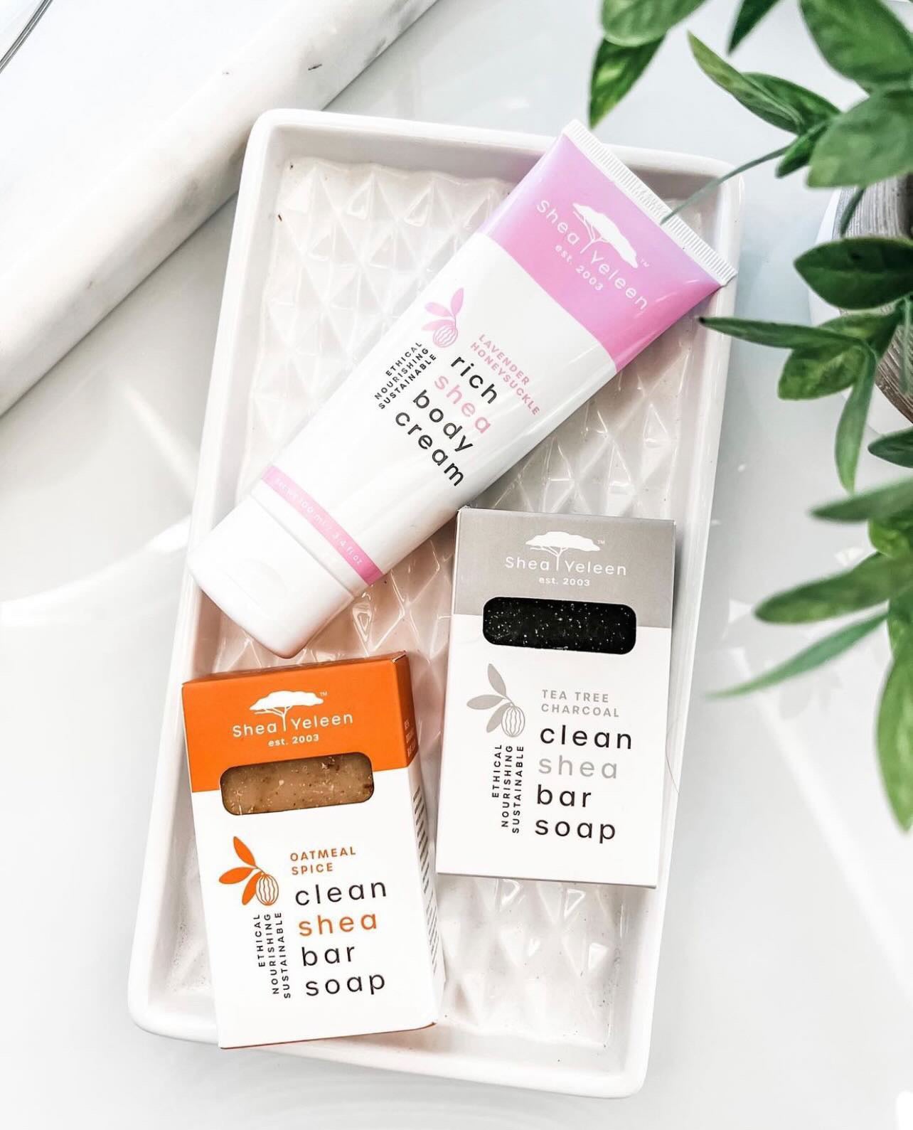 Body Cream and Soap Shea Butter Bundle