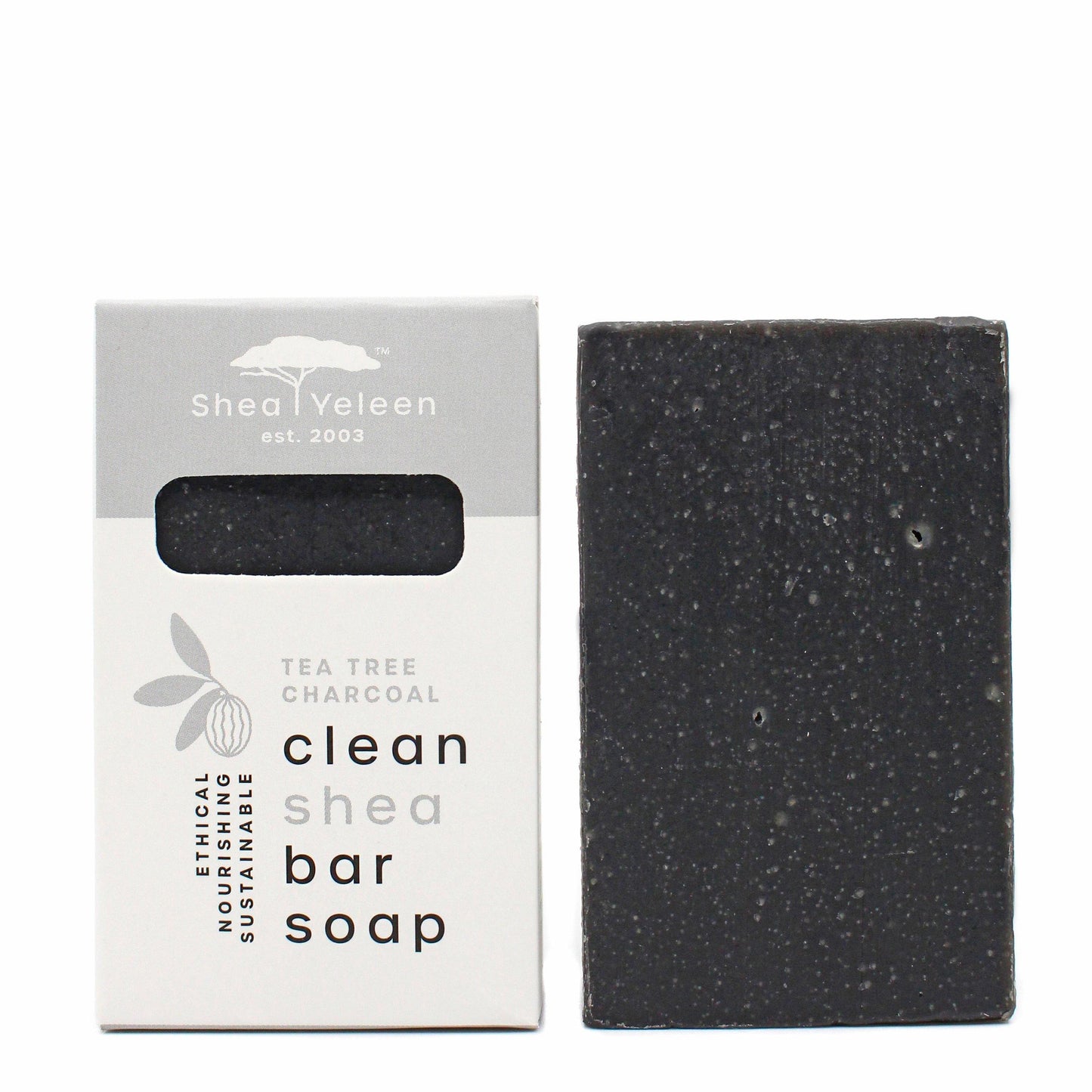 Tea Tree Charcoal Shea Butter Soap - SheaYeleen