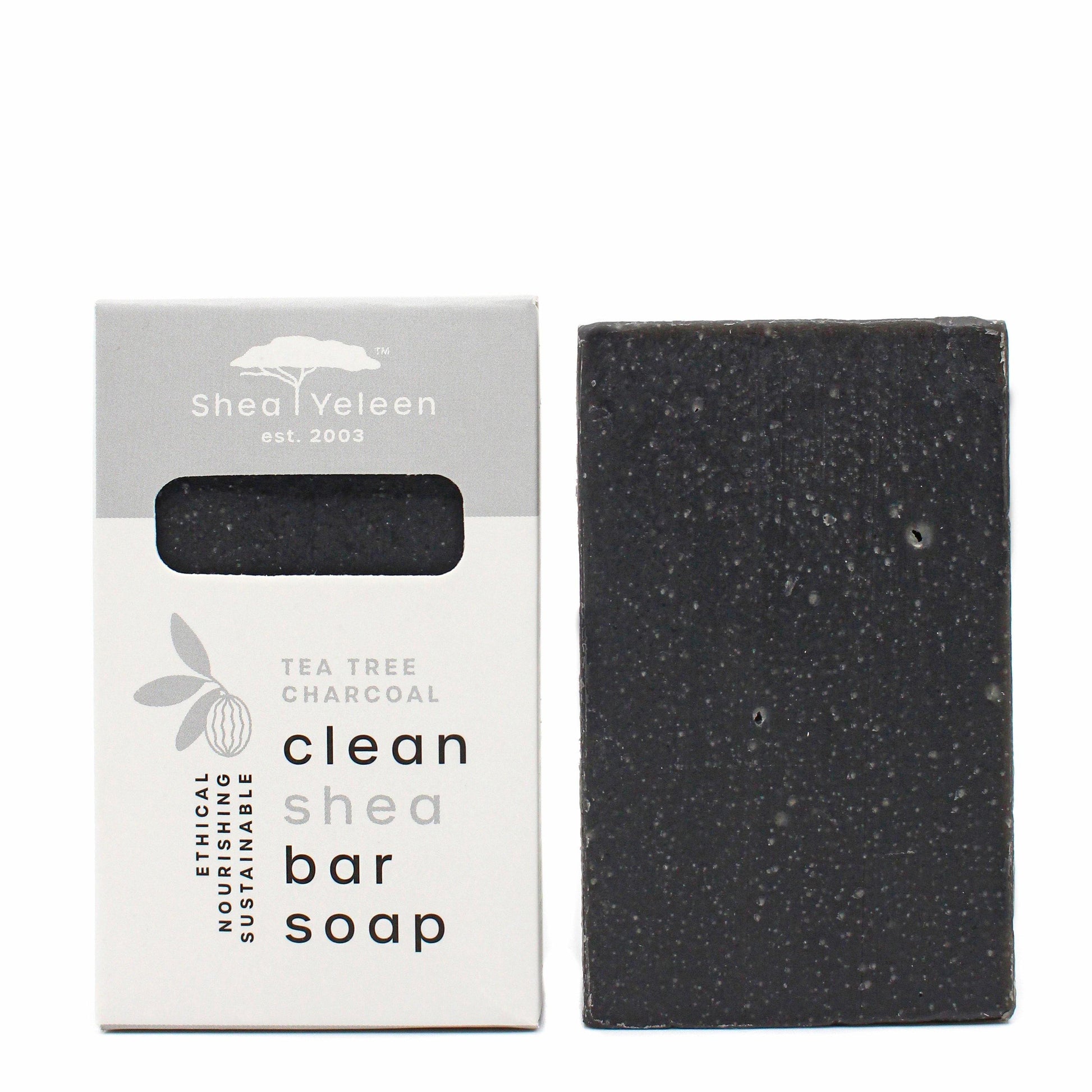 Tea Tree Charcoal Shea Butter Soap - SheaYeleen