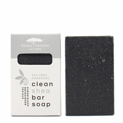 Tea Tree Charcoal Shea Butter Soap - SheaYeleen