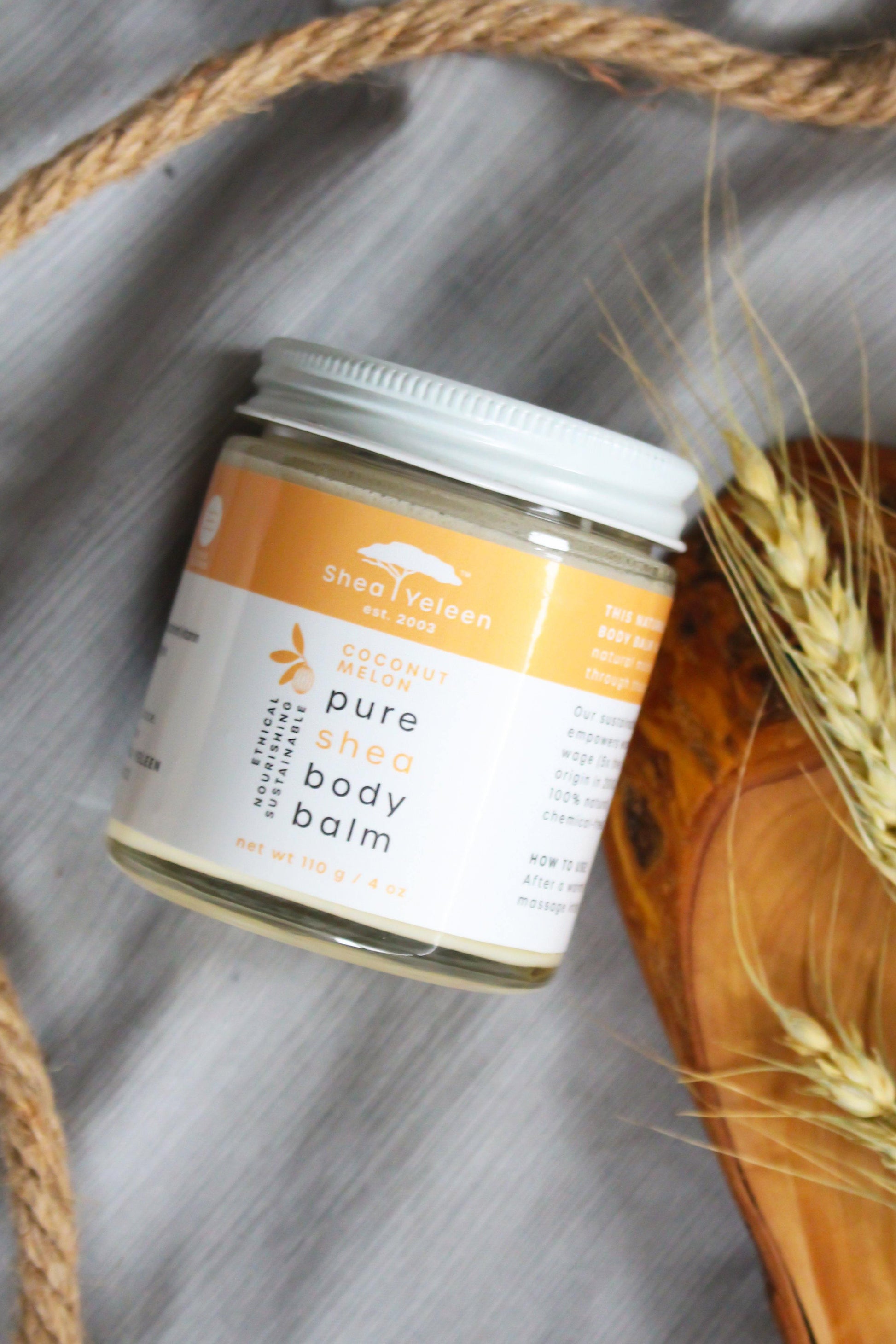 4 oz Coconut Melon Body Balm - SheaYeleen