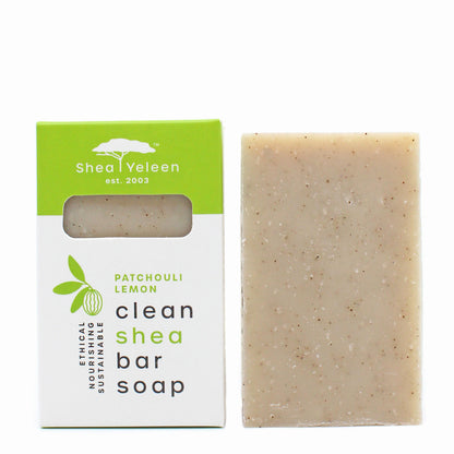 Lemon Patchouli Shea Butter Soap - SheaYeleen