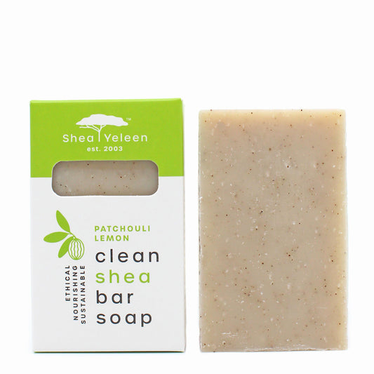 Lemon Patchouli Shea Butter Soap - SheaYeleen
