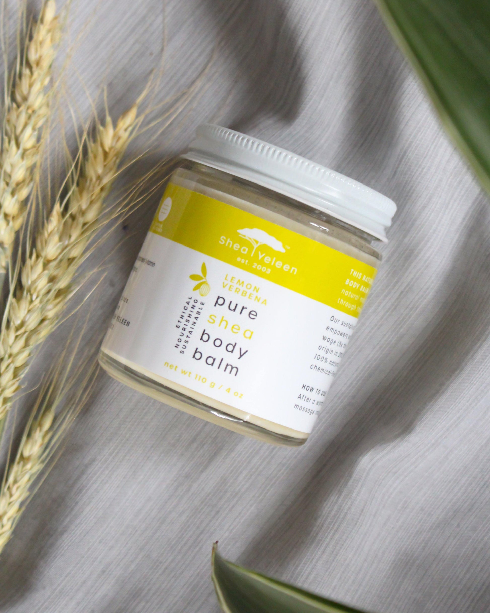 4 oz Lemon Verbena Body Balm - SheaYeleen