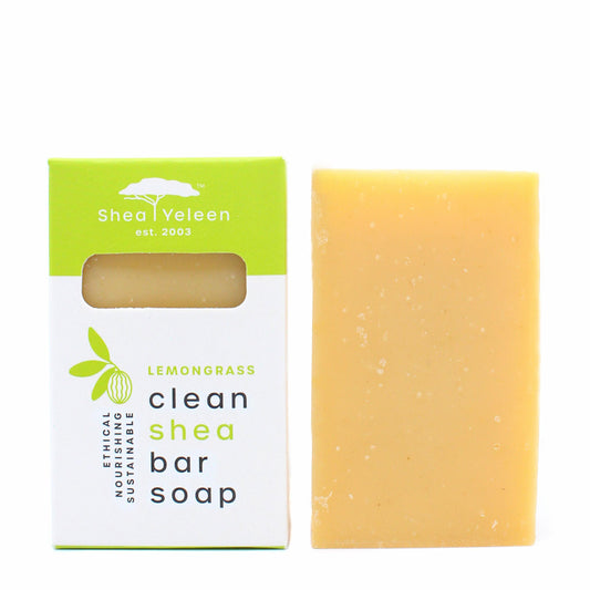 Lemongrass Peppermint Shea Butter Soap - SheaYeleen