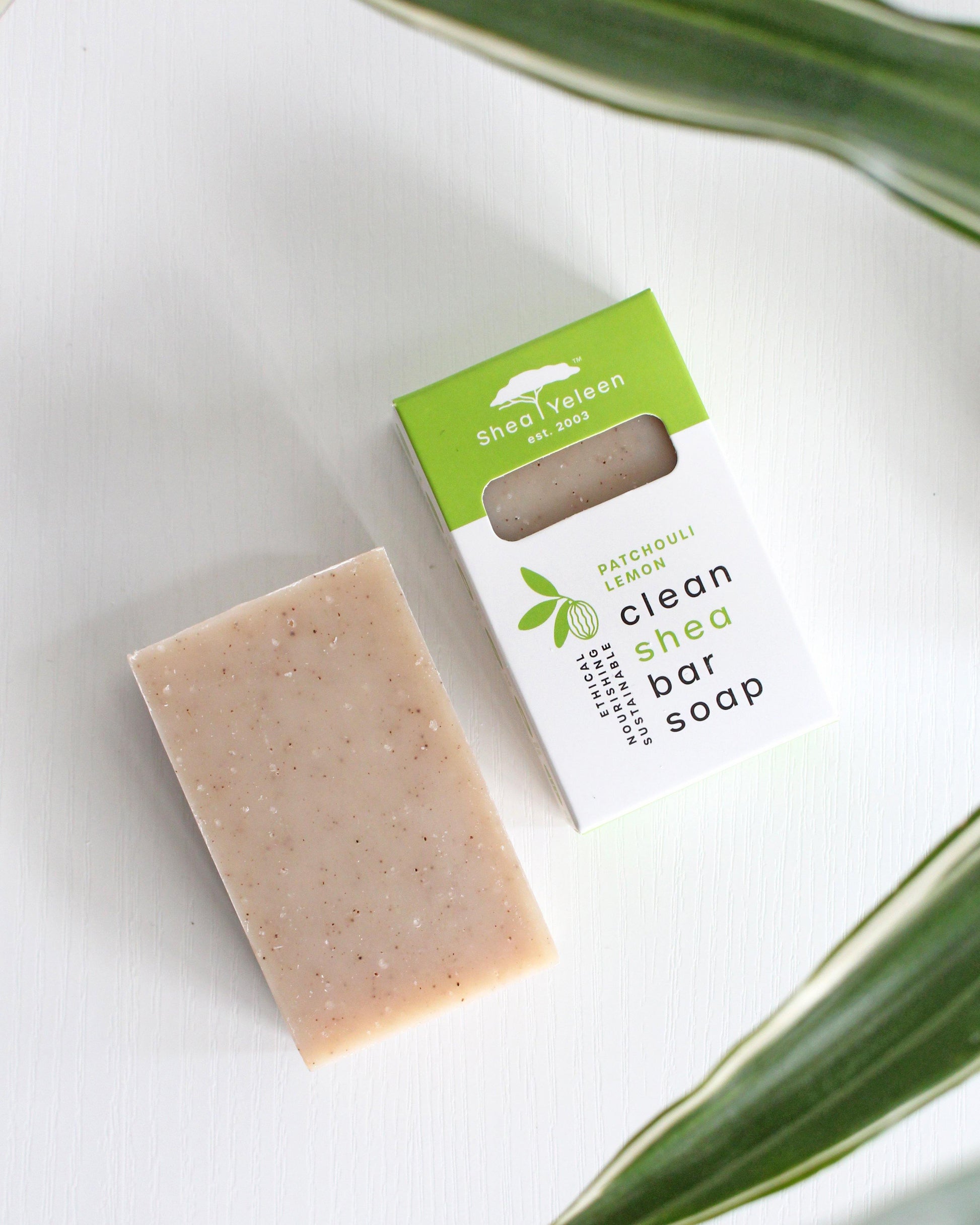 Lemon Patchouli Shea Butter Soap - SheaYeleen