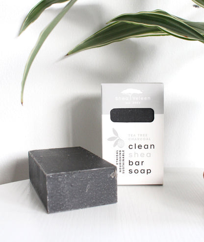 Tea Tree Charcoal Shea Butter Soap - SheaYeleen